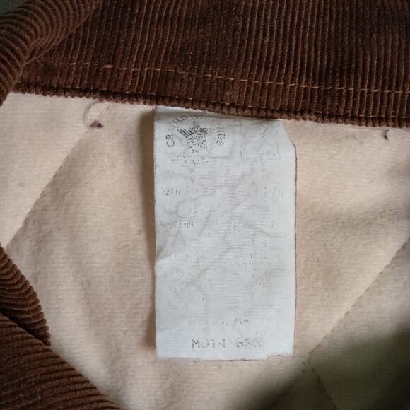 Muleskin By Carhartt Workwear Jacket Beige Men's Size M 100% Cotton Canvas - Picture 9 of 15